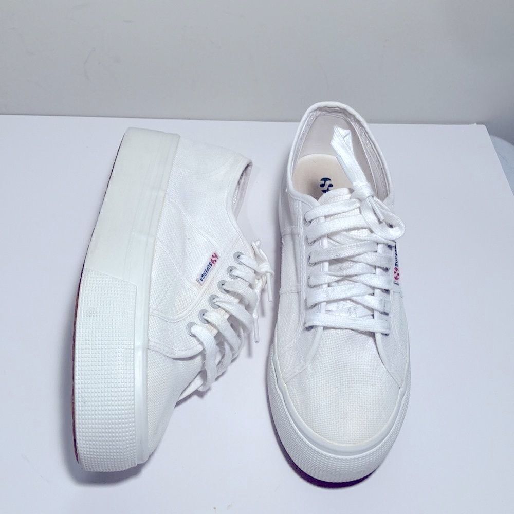 SuperGa 2” platform canvas sneakers